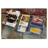 Vintage camping air mattresses, canopy case and
