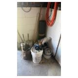 Corner Lot of buckets, Hardware and More