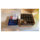 CCI .22lr 16 count and Reno Shot Caps .38spcl 19