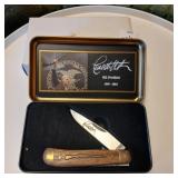 NRA President Charlton Heston knife in box