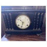 Vintage Sessions Adamantine black mantel clock n