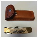 Schrade Scrimshaw USA knife possibly unused