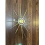 MCM starburst corded wall clock working