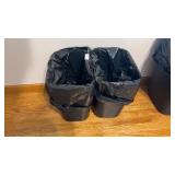 Two Small Trash Cans