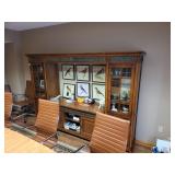 Entertainment center 18in. X 107.5 inx 74in. Tall