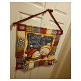 Snow men wall hanging