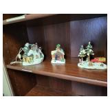 3 ceramic Christmas decor