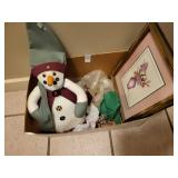 Snow man & decor