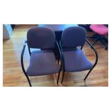 Two Office Waiting Room Chairs