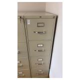 Hon 4 Drawer Metal Filing Cabinet