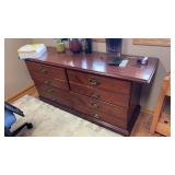Indiana Desk Wooden Filing Cabinet Stand