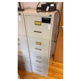 4 Drawer Metal Filing Cabinet W Key