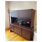 Office Storage Hutch & Credenza Cabinet