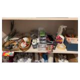 Shelf Lot of Office Supplies