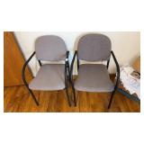 Two Waiting Room Office Chairs