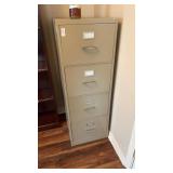 4-Tier Filing Cabinet NO CONTENTS