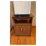 Particleboard Printer Stand on Wheels