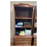 Indiana Desk Co. File Cabinet with Hutch