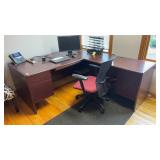L Shaped Office Desk NO CONTENTS Or CHAIR