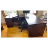 L Shaped Office Desk NO CONTENTS OR CHAIR