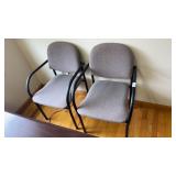 Two Waiting Room Office Chairs