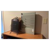 Metal File Organizer and Clipboards