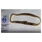 14k mesh bracelet