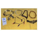 Bracelets & flip flop anklet