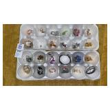 (24) pairs pierced earrings