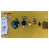 Vintage pendants & book locket