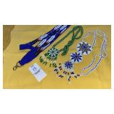 Indian seed bead necklaces
