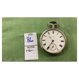 Elgin pocket watch- no crystal