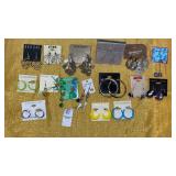 New vintage pierced earrings