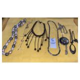 Vintage necklaces crystal, pearl, pendant