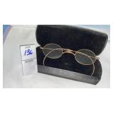 Small antique eye glasses- likely 12kgf