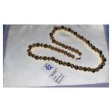585 (14k) gold hollow bead necklace