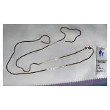 14k Italy chain- Broken