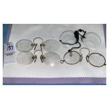(4) pairs antique Pince-nez eye glasses victorian