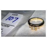 14k diamond ring