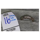 10k diamond ring- missing a stone