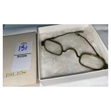Antique Ben Franklin style eye glasses