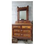 Antique dresser wtih mirror