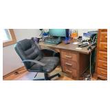 Desk & office chair 6ft x 3ft deep