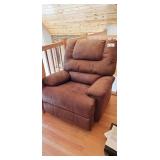 Brown recliner
