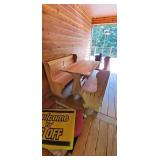 Table with 2 bench seats