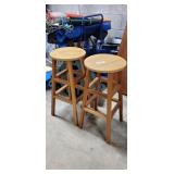 2 Stools 28 1/4 tall