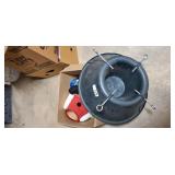 Christmas tree stand & decorations