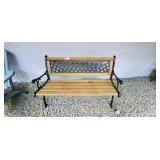 Small garden bench