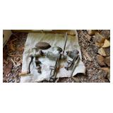 3 grinders & sad iron