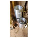 Aluminum flashing & copper line